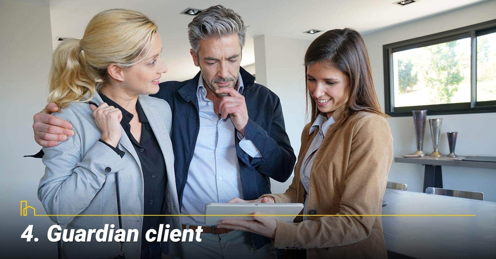 Guardian client, reserved client