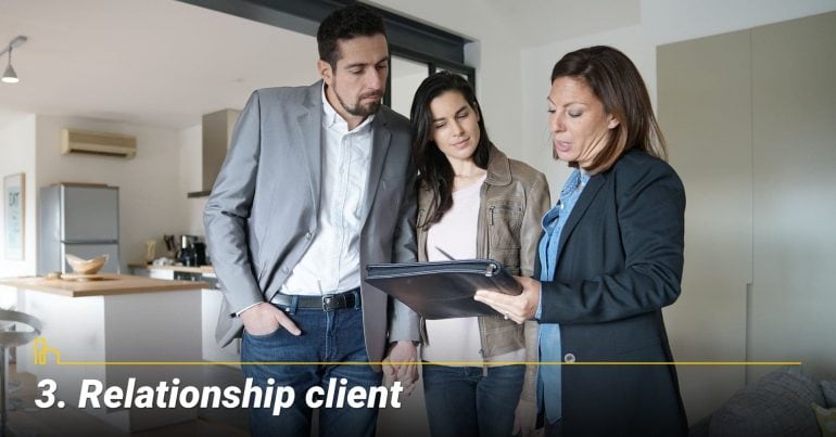 Relationship client, team player client