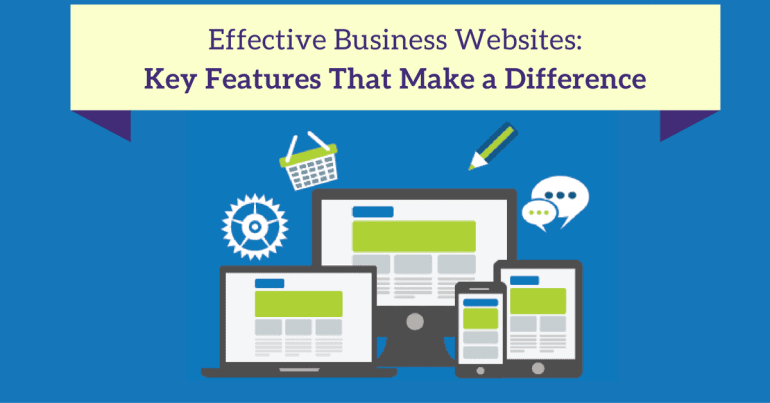 effective business websites key features that make a difference infographic