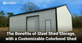 The Benefits of Steel Shed Storage with a Customizable Colorbond Shed
