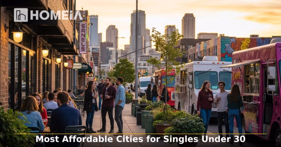 Most Affordable Cities for Singles Under 30 in 2026